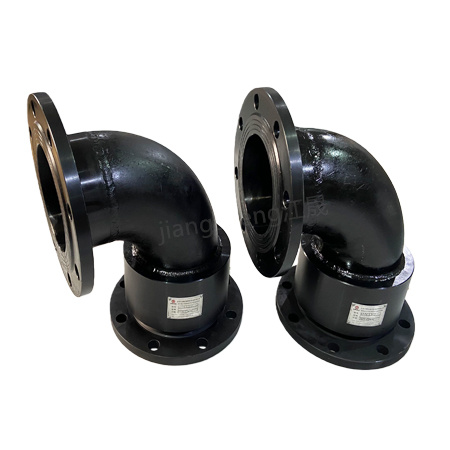 90度法兰弯头 国标碳钢材质 耐压抗腐蚀